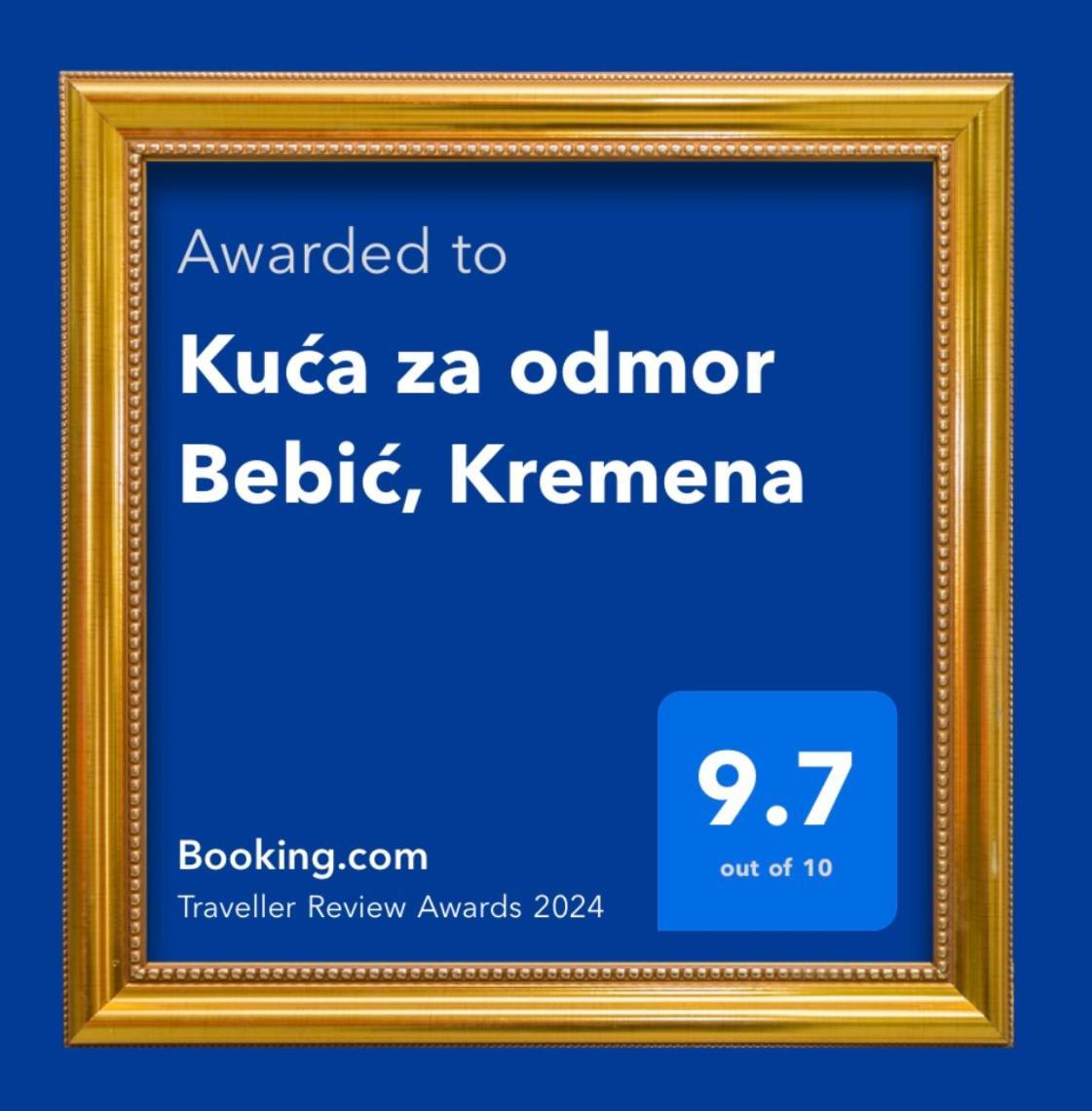 Kuca Za Odmor Bebic, Kremena Villa Klek Exterior photo